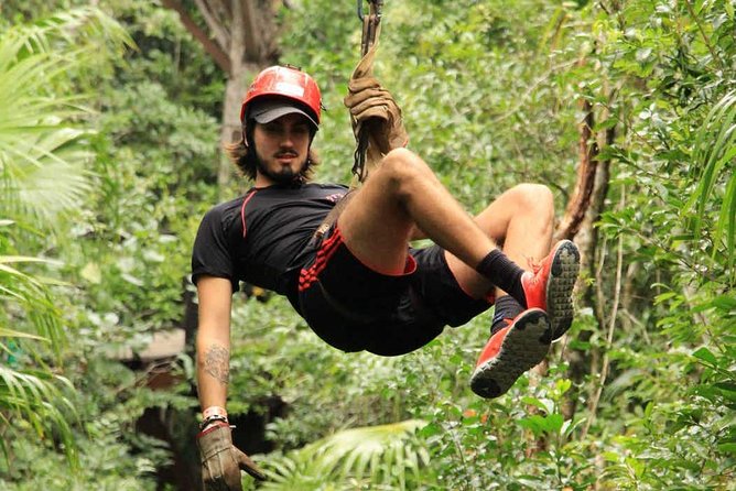 ATV Adventure Combo with Snorkeling, Ziplines, Cenote, and Lunch - ATVs in the jungle: single or shared rides, and muddy fun