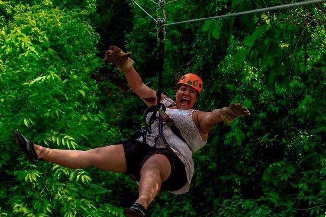 ATV Adventure Combo with Snorkeling, Ziplines, Cenote, and Lunch - Zip lines: treetop thrills with real safety gear