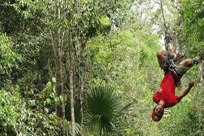 ATV Adventure, Interactive Bridges, Ziplines, Cenote and Lunch - The Honda ATV ride: fun, but expect dust and rough sections