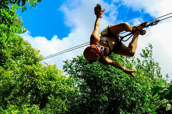 ATV Adventure, Interactive Bridges, Ziplines, Cenote and Lunch - Cenote Verde Lucero: your cool-down in fresh-water cave water