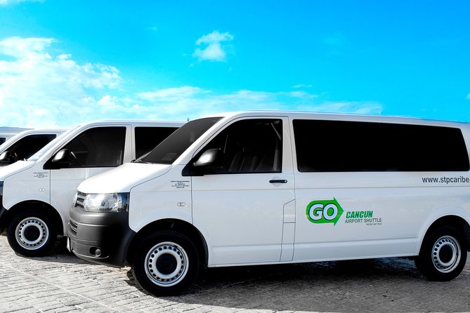 Black Luxury Van WiFi arrivals aboard from Cancun Airport - Cancun Airport Pickup: Flight Tracking and the Name-Sign Wait