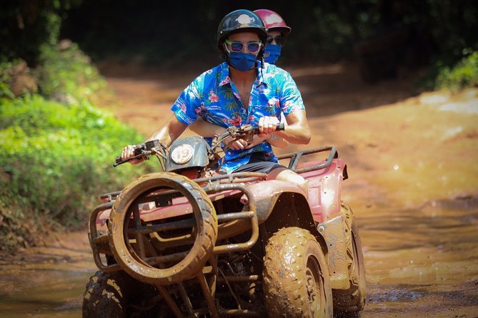 Cancun Best ATV Tour, Ziplines and Cenote Swim with Lunch - The cenote swim stop: why this is the payoff