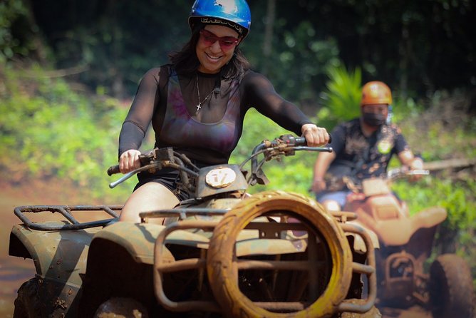 Cancun Best ATV Tour, Ziplines and Cenote Swim with Lunch - Zip lines above the treetops: fun, but don’t expect a mega-course