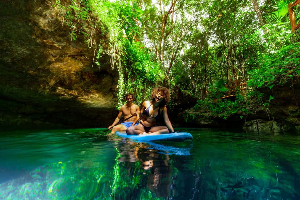 Cancún: Cenotes Adventure with Tequila Tasting & Mayan Snack - A 5-hour mix of jungle swims, zipline splashes, and tequila lessons