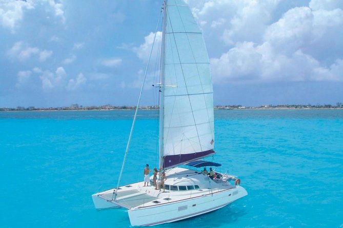 Cancun Half-Day Sailing Catamaran Cruise to Isla Mujeres - El Meco Reef snorkeling: fun, but don’t expect a quiet swim