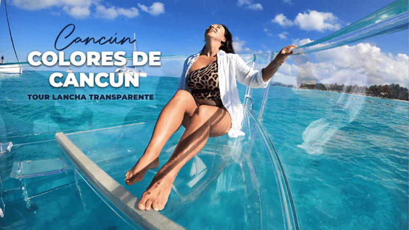 Cancún: Nichupté Lagoon Transparent Boat Tour with Drinks - Wildlife viewing: what you can realistically expect