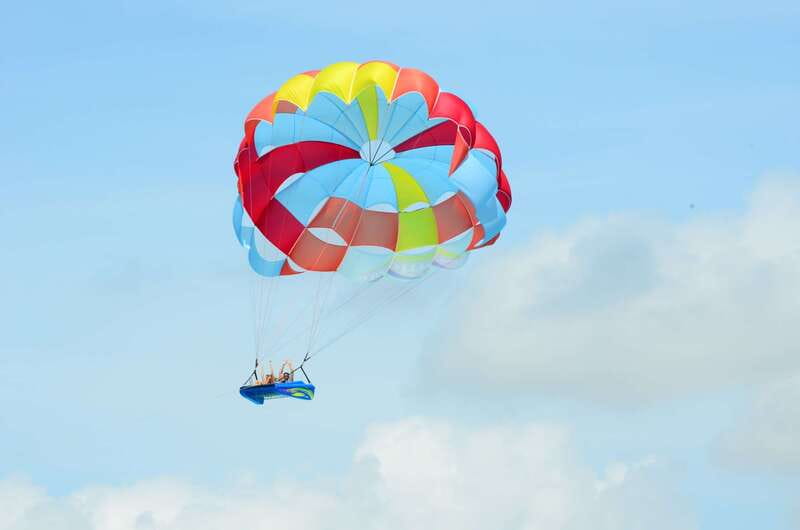 Cancún: Skyrider Parasailing Experience - Taking In the Views: Lagoon Colors and Hotel Zone Geometry