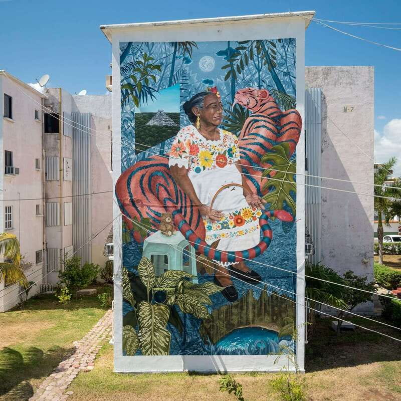 Cancún: Street Food, Local Market and Urban Art Tour - Av Carlos Nader and Fuente de Vida: the tour’s meat-and-classics section