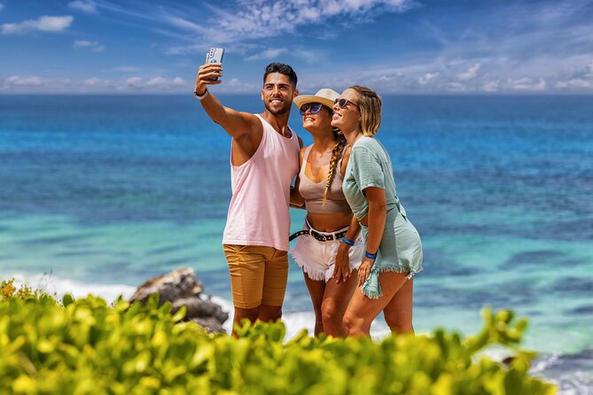 CATAMARAN to Isla Mujeres, Snorkel & Beach Club by Xcaret - Isla Mujeres free time—and a big view back in Cancún
