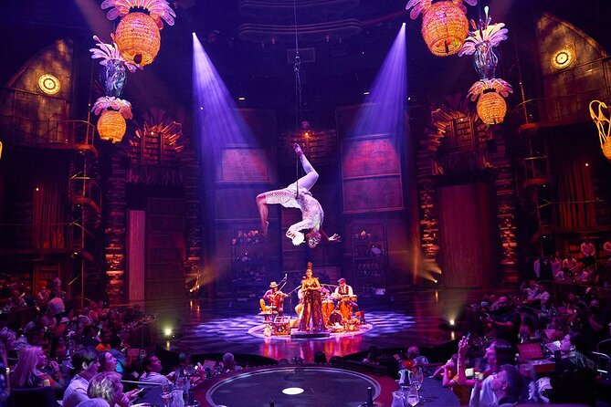 Cirque du Soleil JOYÀ Admission Tickets - What happens before the curtain: dinner, check-in, and drink rules