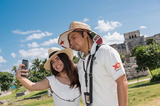 Day Trip To Tulum Mayan Ruins And Visit Cenote Nohoch With Lunch - Tulum Archaeological Site: walking a walled Maya city above the sea