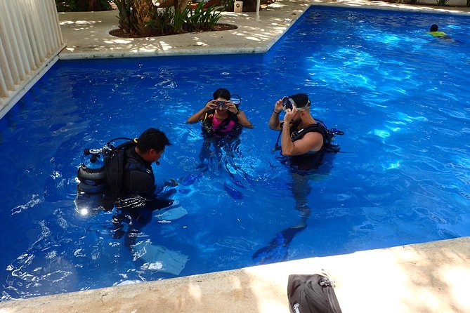 Diving in the Mexican Caribbean for Beginners | 2 Tanks 2 Dives | All Inclusive - First Ocean Session at MUSA: Sculptures at 10m/33ft