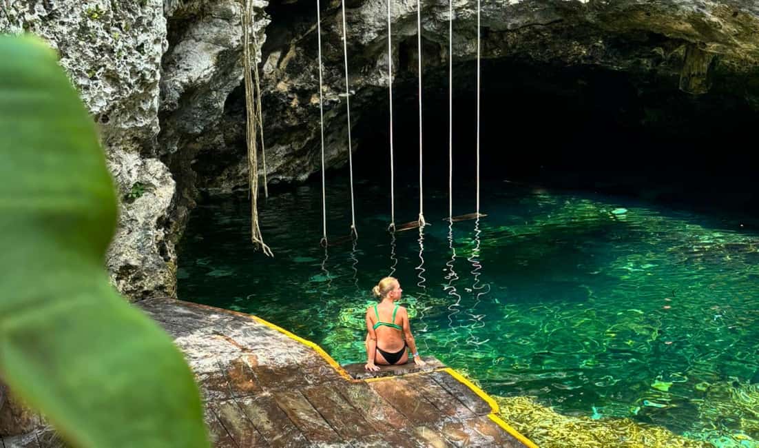 From Cancun: Tulum and Akumal Cenote and Turtle Swim Tour - Tulum National Park: Ruins With Caribbean Views