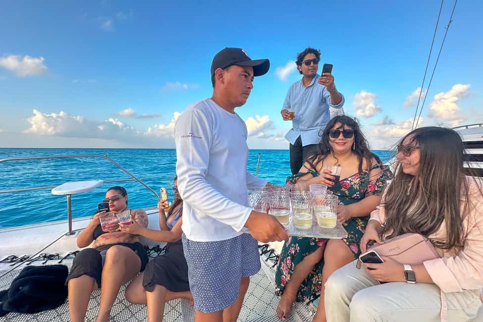 Isla Mujeres: Catamaran Ride with Open Bar, Snorkeling, and Lunch - Price and value: $56 sounds good, but plan for the $20 port fee