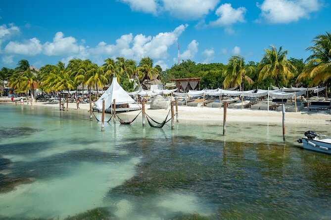 Isla Mujeres Plus by Albatros Catamarans - Punta Sur Docking: Beach Club Time, Buffet Lunch, and Snorkel Gear