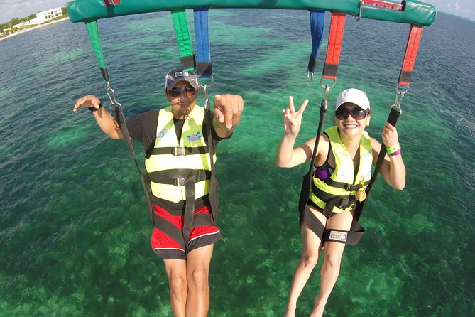 Parasailing Tour - Your flight route: Hotel Zone views, Nichupté Lagoon, and Isla Mujeres