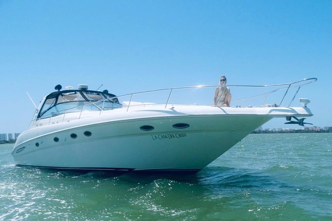 Private 50FT Yacht Rental in Cancún P8 - The 2-Hour Cruise Around Cancun Bay (No Isla Mujeres, No Snorkel)