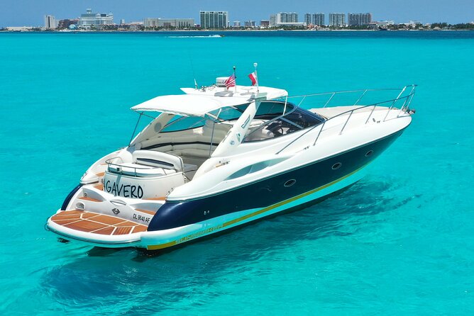 Private Premium Yacht 46FT Rental in Cancún - 6–8 Hours: More Water Time, Better Island Timing, Optional Lunch