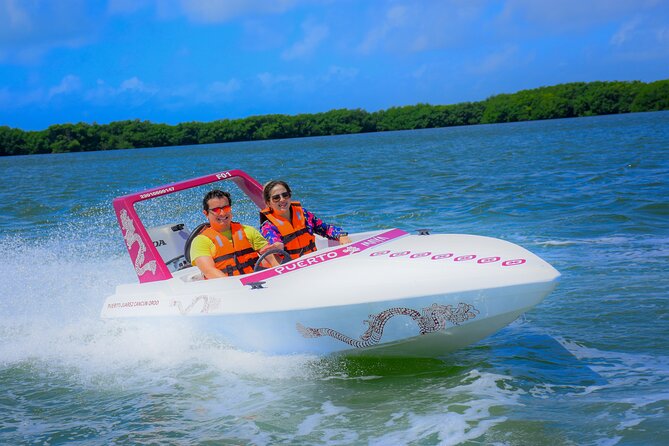 Reef Snorkeling & Jungle Speedboat Adventure with Mayan Ceremony - How the Nichupte Lagoon jungle tour and speedboat combo plays out
