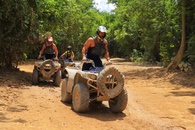 Selvatica Park Ziplines, Cenote, and ATV Tour From Cancun and Riviera Maya - The big nerve tests: bungee swing and parachute jump