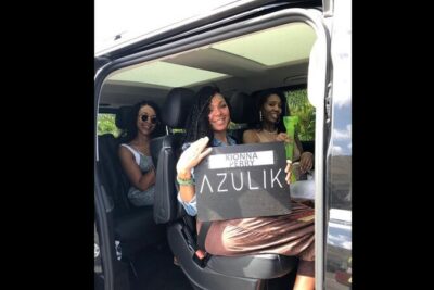 Transfer in Luxury Mercedes Benz Minivan - The van ride: what luxury private transport feels like in Cancun traffic