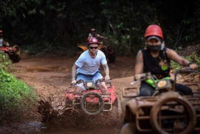 Ultimate 5x1 Combo with ATV, Ziplines, Cenote & Reef Snorkeling - Dry-off time and the Puerto Morelos pause