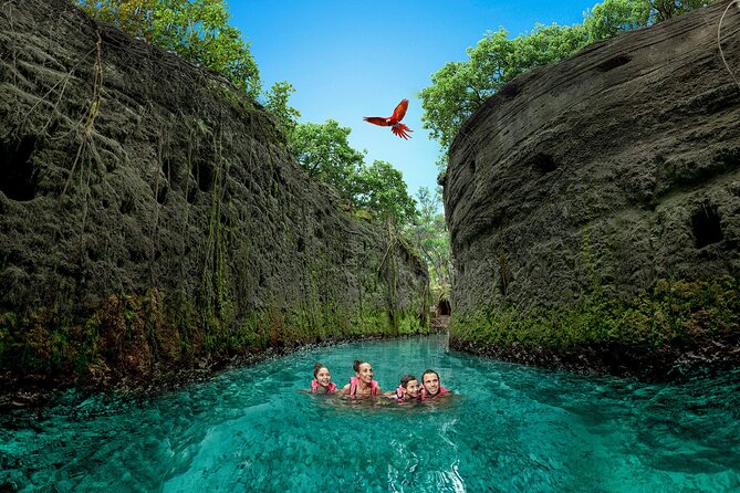 Xcaret Park Day Trip, transportation and Cultural Night Show - Xcaret Park’s “river network”: underground river and the Mayan river story