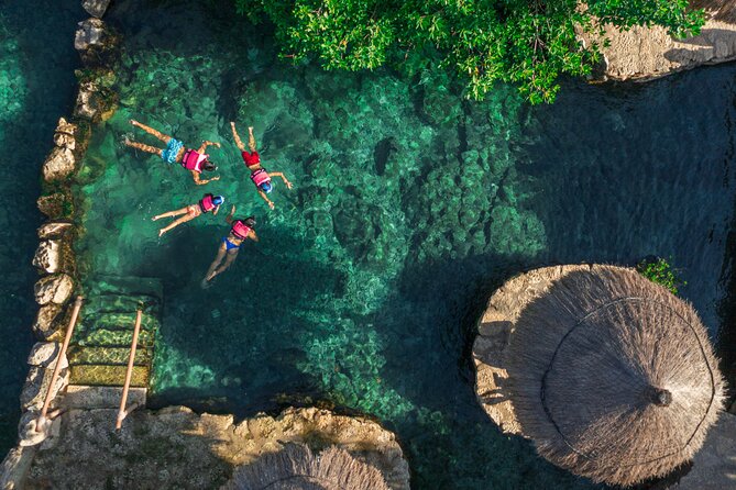 Xcaret Park Day Trip, transportation and Cultural Night Show - How to catch the night show: rotating scenic tower and the Mexico Espectacular