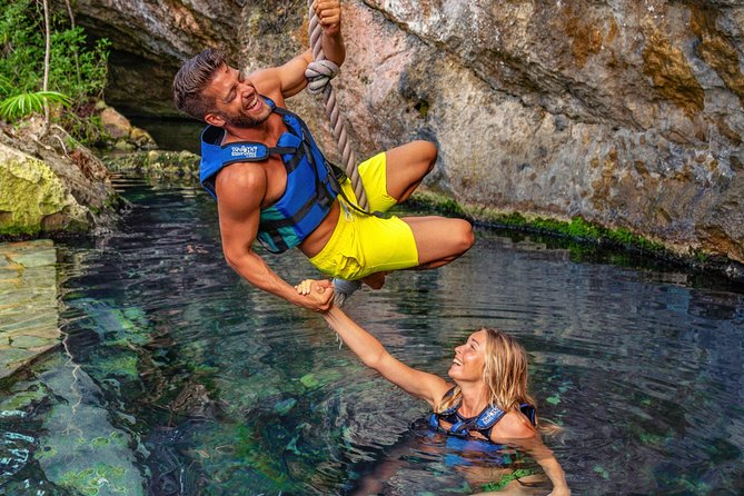 Xel-Ha Park Admission Tickets - Salpichanga ziplines, Floating Bridge, and the Land of Huh bike loop