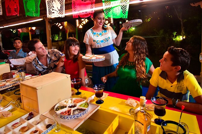 Xoximilco: Boat Fiesta Tour, Tasting, Tequila Bar and Transport - Food Tastings You’ll Remember for the Right Reasons