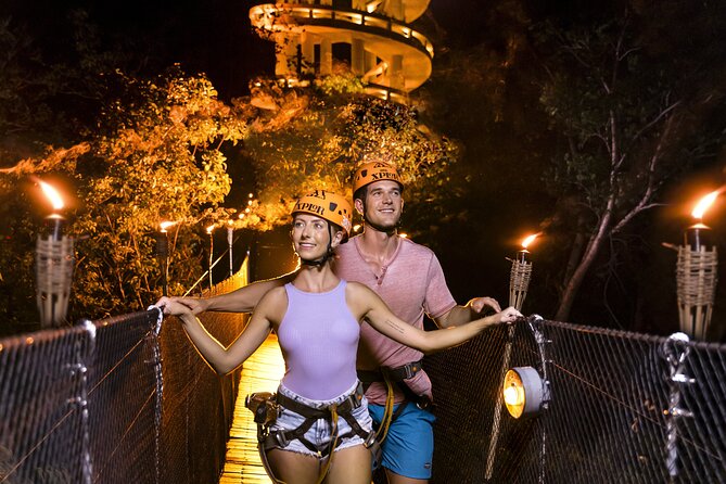 Xplor Fuego with Buffet Style Dinner and transportation - Caves on the Water: Rafts and Underground Swimming